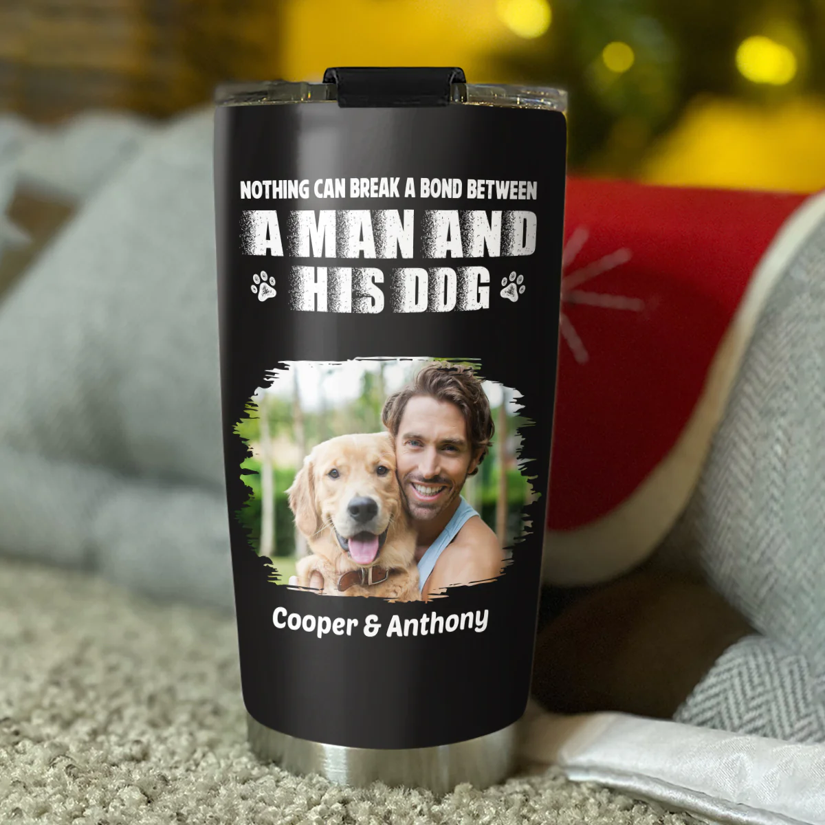 Best Dad Ever Bonding Ver Photo - Personalized Custom Tumbler - Image 4