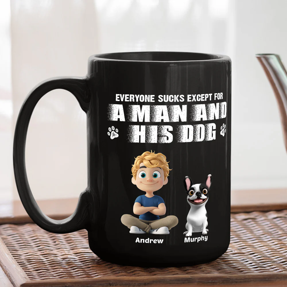 Best Dad Ever You And Me Ver - Personalized Custom Coffee Mug - Image 2