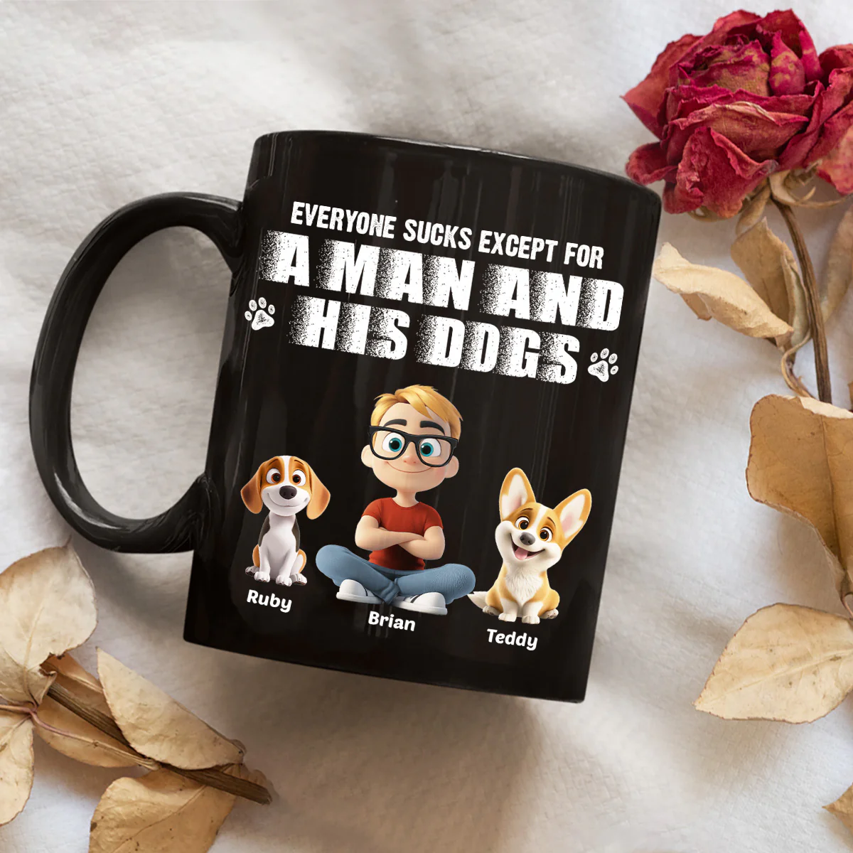 Best Dad Ever You And Me Ver - Personalized Custom Coffee Mug - Image 4