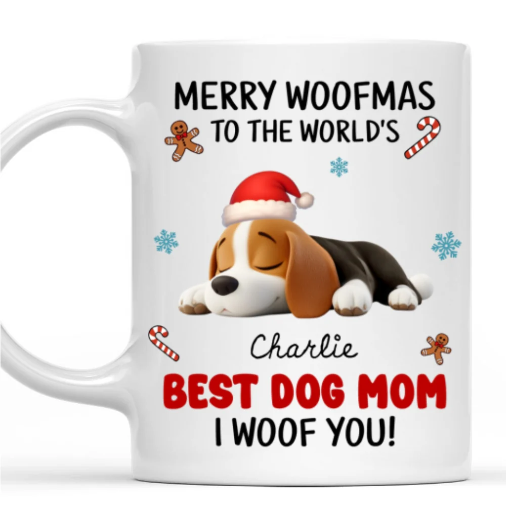 Best Dog Mom Dad In The World - Personalized Custom Coffee Mug - Image 8