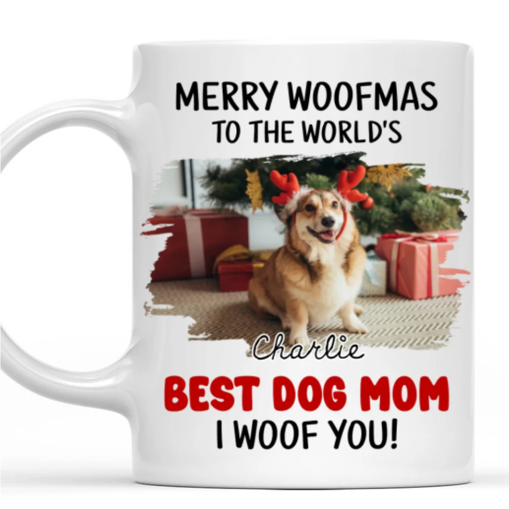 Best Dog Mom Dad In The World Photo - Personalized Custom Coffee Mug - Image 7