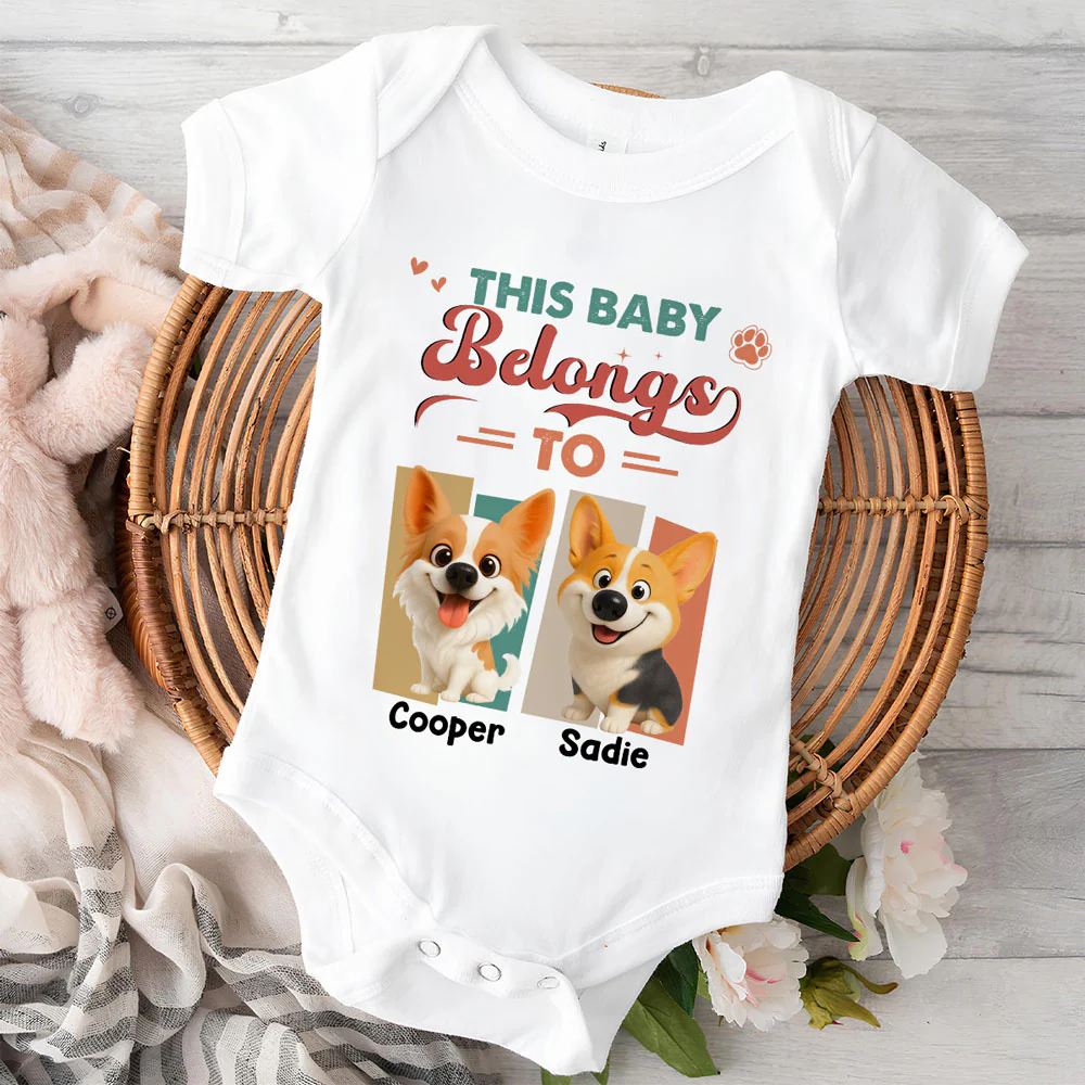 Best Dogs Friend - Personalized Custom Baby Onesie - Image 2