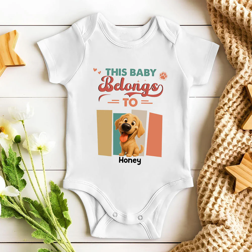 Best Dogs Friend - Personalized Custom Baby Onesie - Image 3