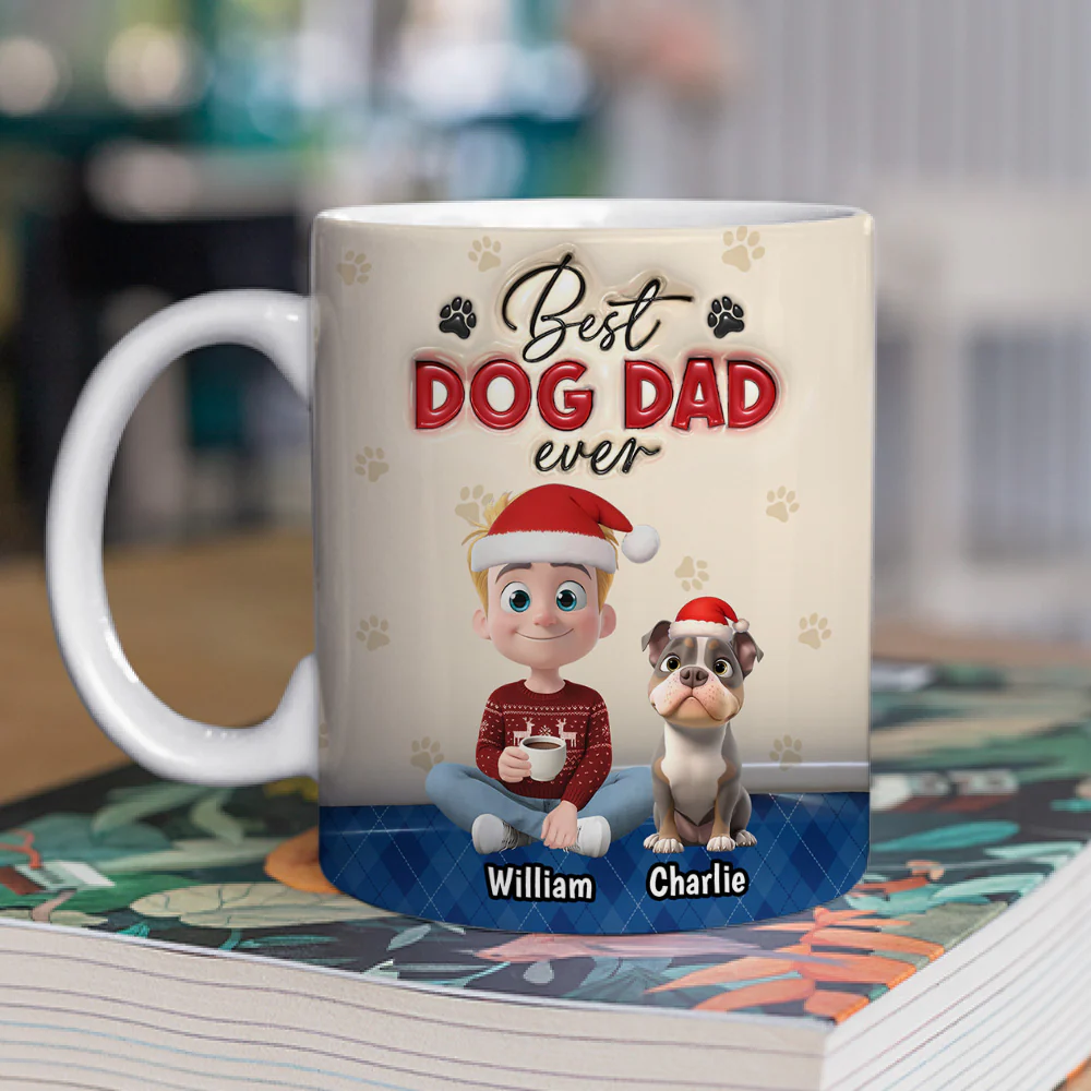 Best Handsome Dog Dad This Year - Personalized Custom Coffee Mug - Image 2