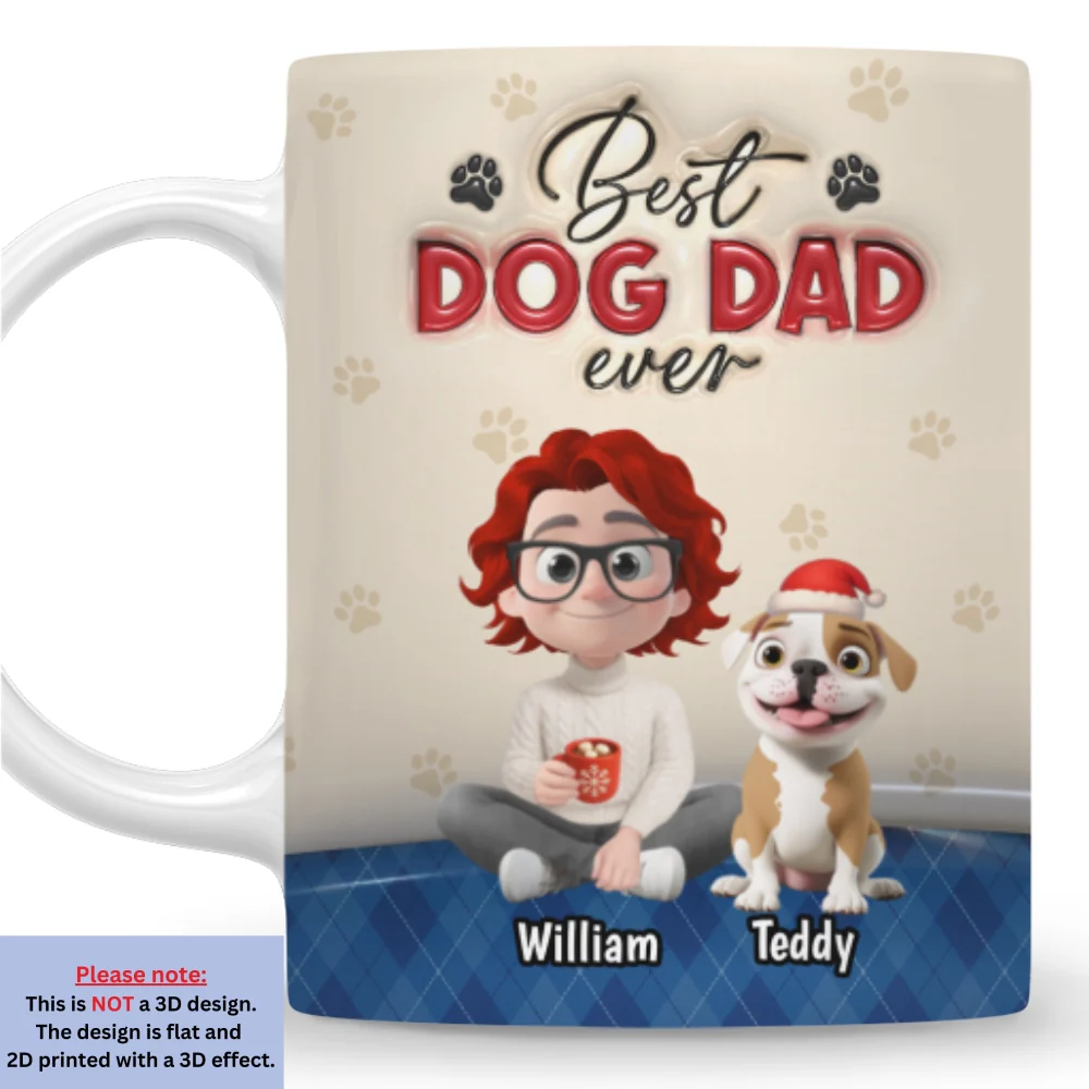 Best Handsome Dog Dad This Year - Personalized Custom Coffee Mug - Image 7