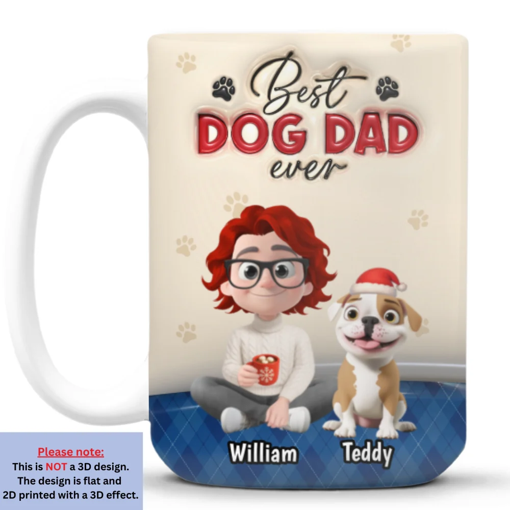 Best Handsome Dog Dad This Year - Personalized Custom Coffee Mug - Image 8
