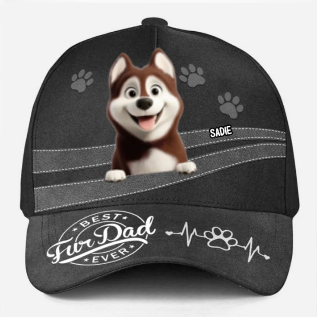 Best In The World Pet - Personalized Custom Classic Cap - Image 7