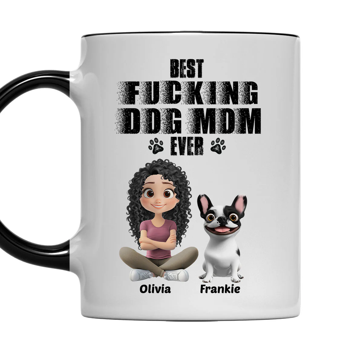 Best Mom Ever - Personalized Custom Accent Mug