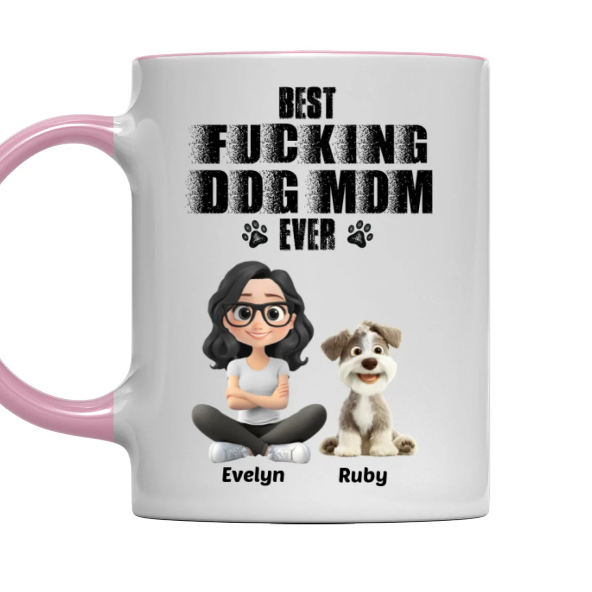 Best Mom Ever - Personalized Custom Accent Mug - Image 8