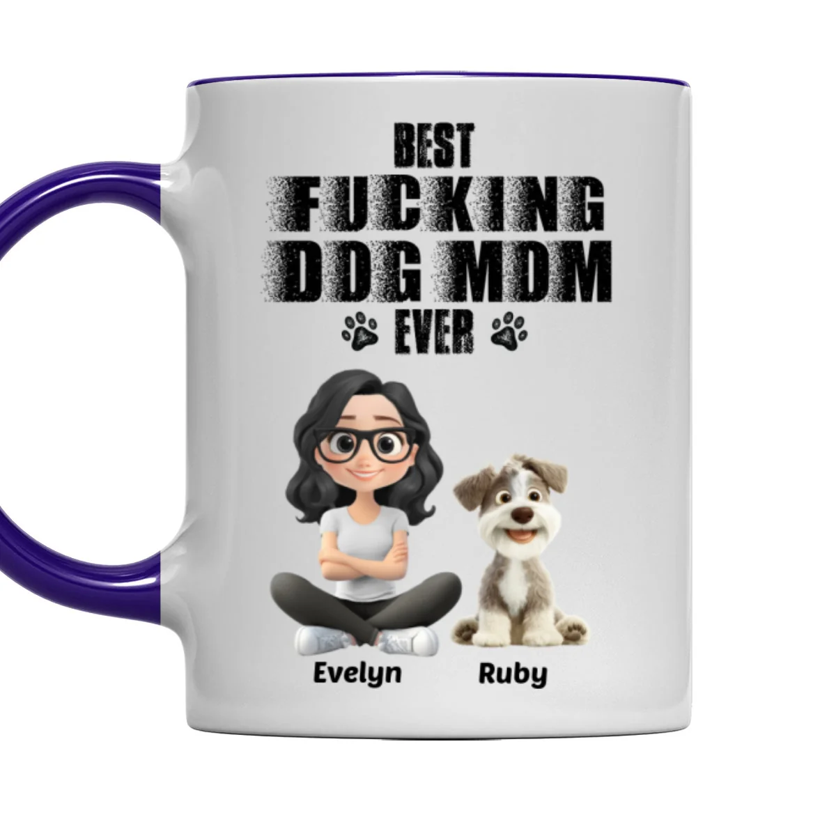Best Mom Ever - Personalized Custom Accent Mug - Image 9