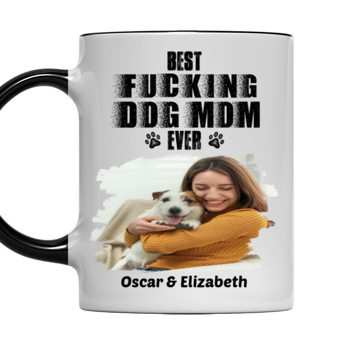 Best Mom Ever Photo - Personalized Custom Accent Mug - Image 3