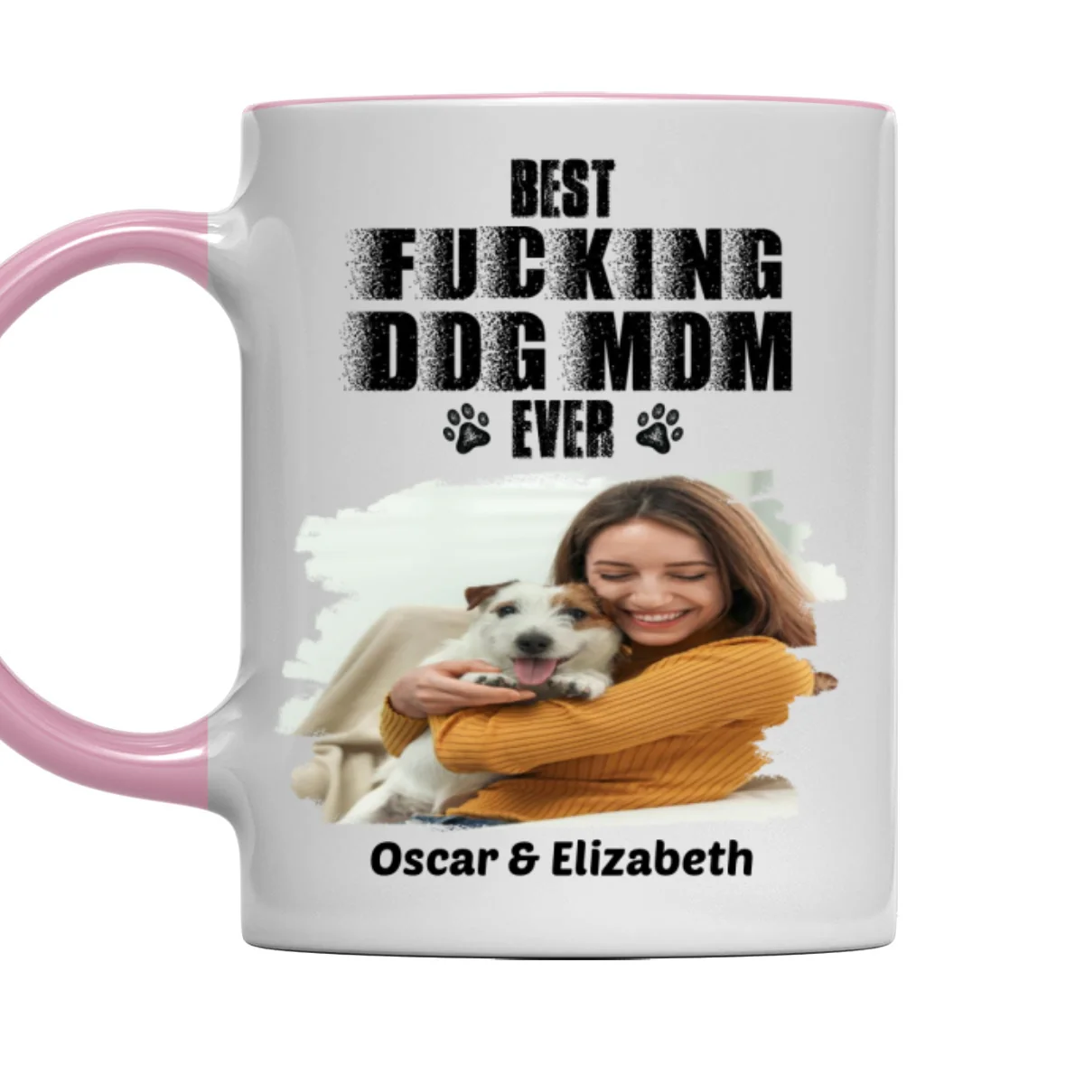 Best Mom Ever Photo - Personalized Custom Accent Mug - Image 5