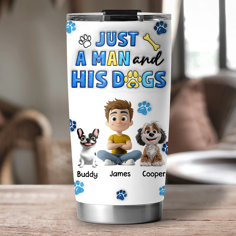 Best Mom For Sure - Personalized Custom 3D Inflated Effect Tumbler - Image 6