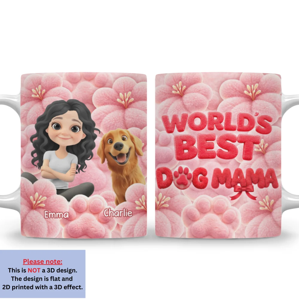 Best Mom In The World - Personalized Custom 3D Inflated Effect Mug - Image 7