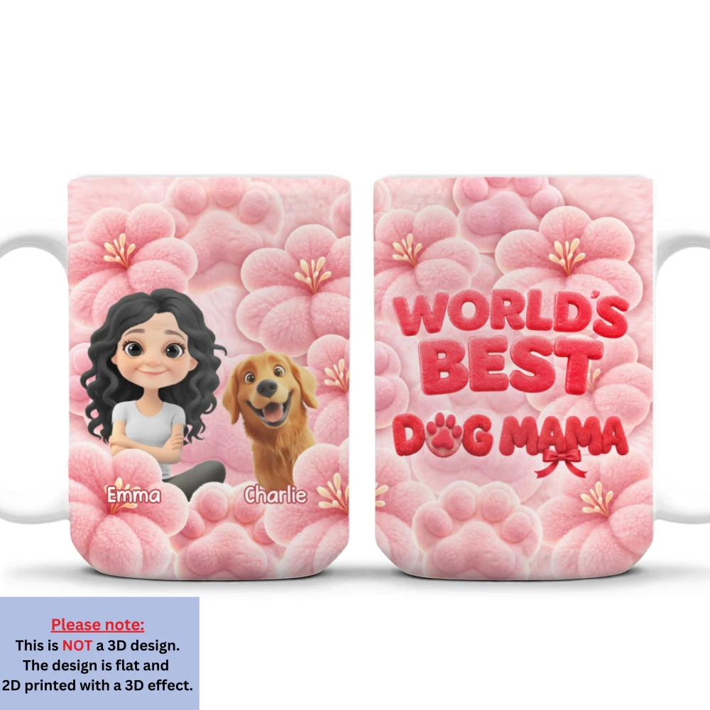 Best Mom In The World - Personalized Custom 3D Inflated Effect Mug - Image 8