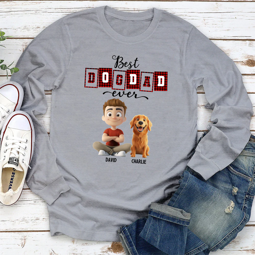 Best Mom Of The Year Cartoon - Personalized Custom Long Sleeve T-Shirt - Image 2