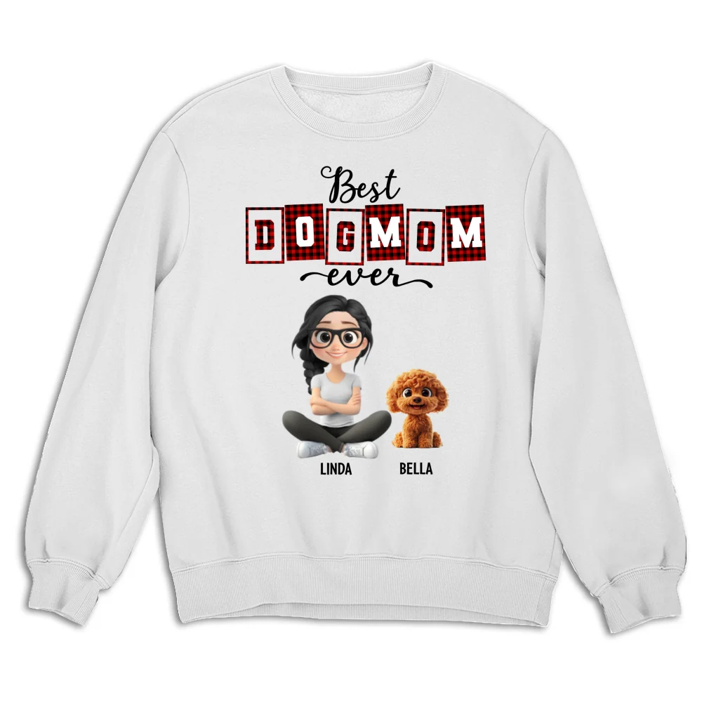 Best Mom Of The Year Cartoon - Personalized Custom Sweatshirt - Image 3