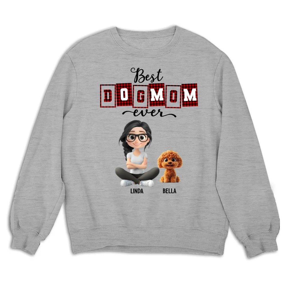 Best Mom Of The Year Cartoon - Personalized Custom Sweatshirt - Image 4