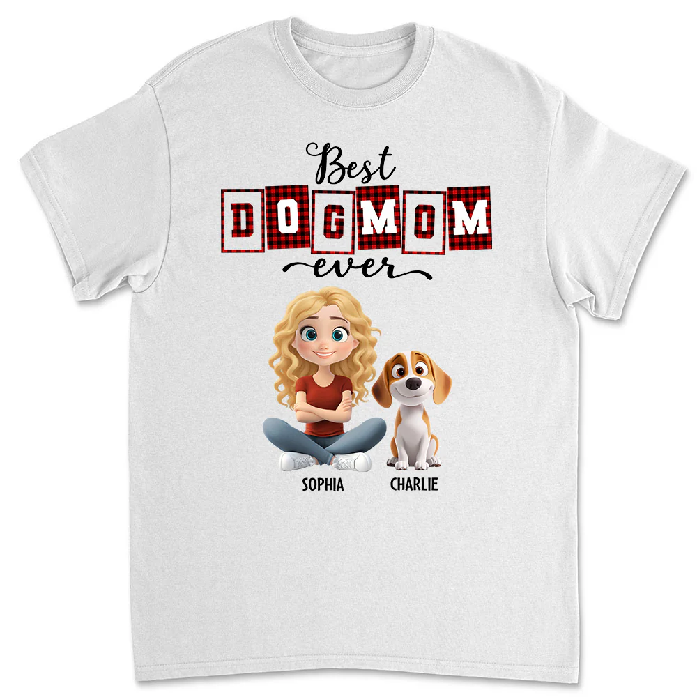 Best Mom Of The Year Cartoon - Personalized Custom Unisex T-Shirt
