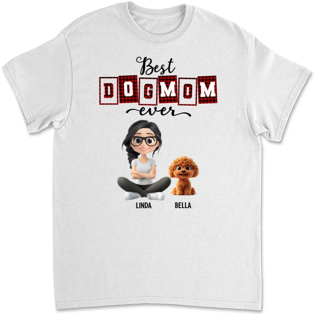 Best Mom Of The Year Cartoon - Personalized Custom Unisex T-Shirt - Image 5