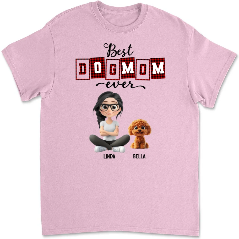 Best Mom Of The Year Cartoon - Personalized Custom Unisex T-Shirt - Image 6