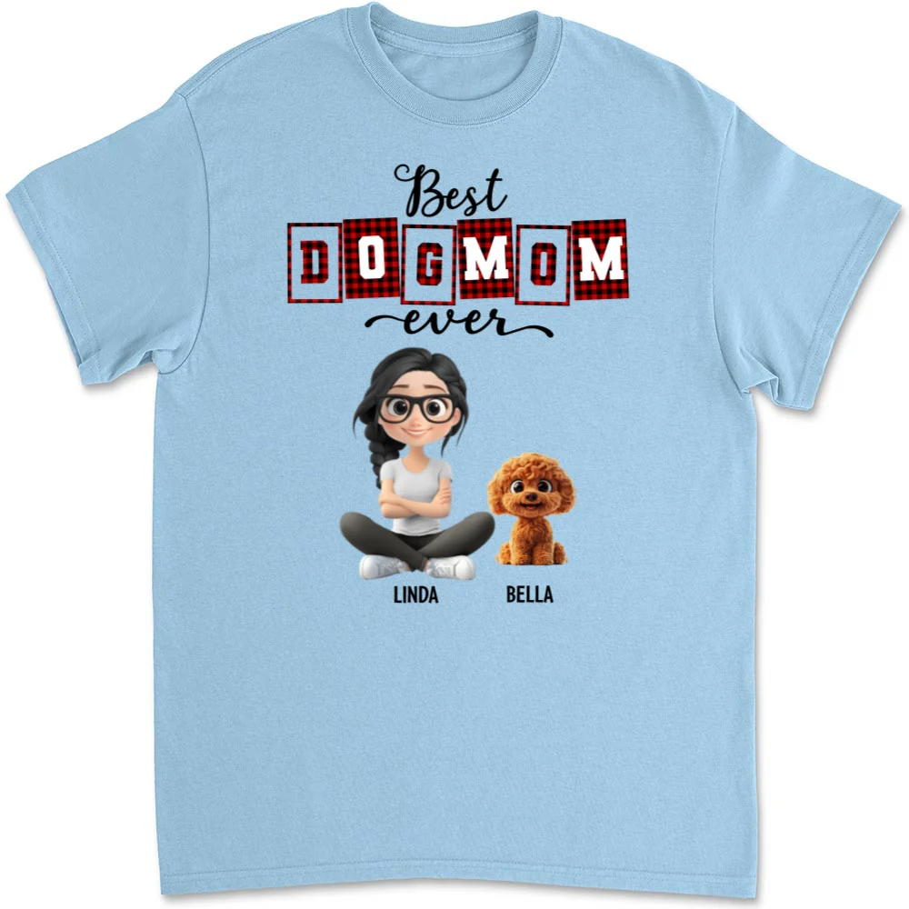 Best Mom Of The Year Cartoon - Personalized Custom Unisex T-Shirt - Image 7
