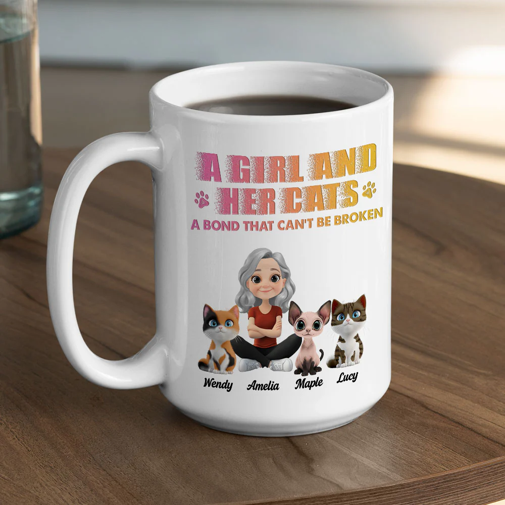 Best Parent To Cats - Personalized Custom Coffee Mug - Image 5