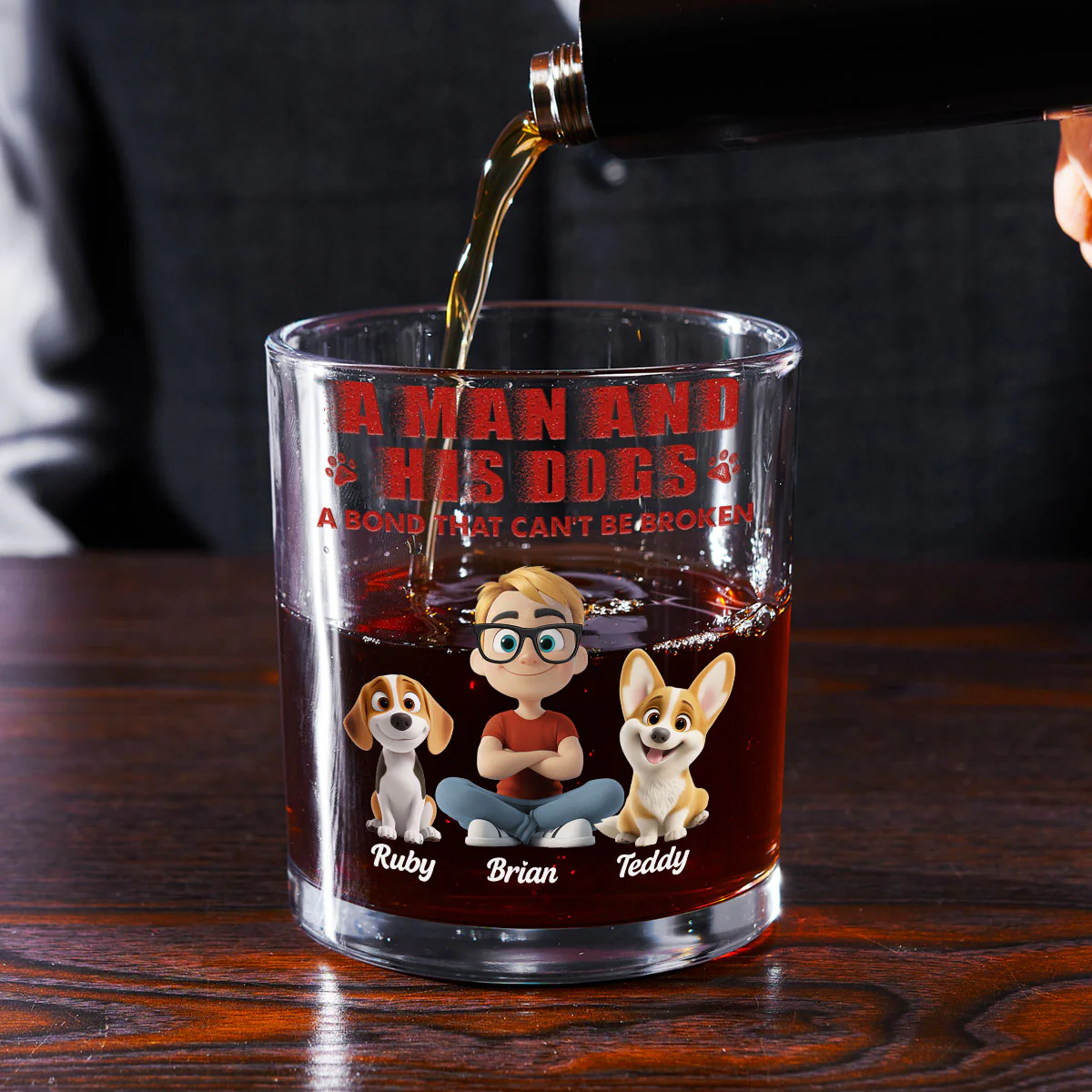 Best Parent To Me - Personalized Custom Whiskey Glass - Image 4