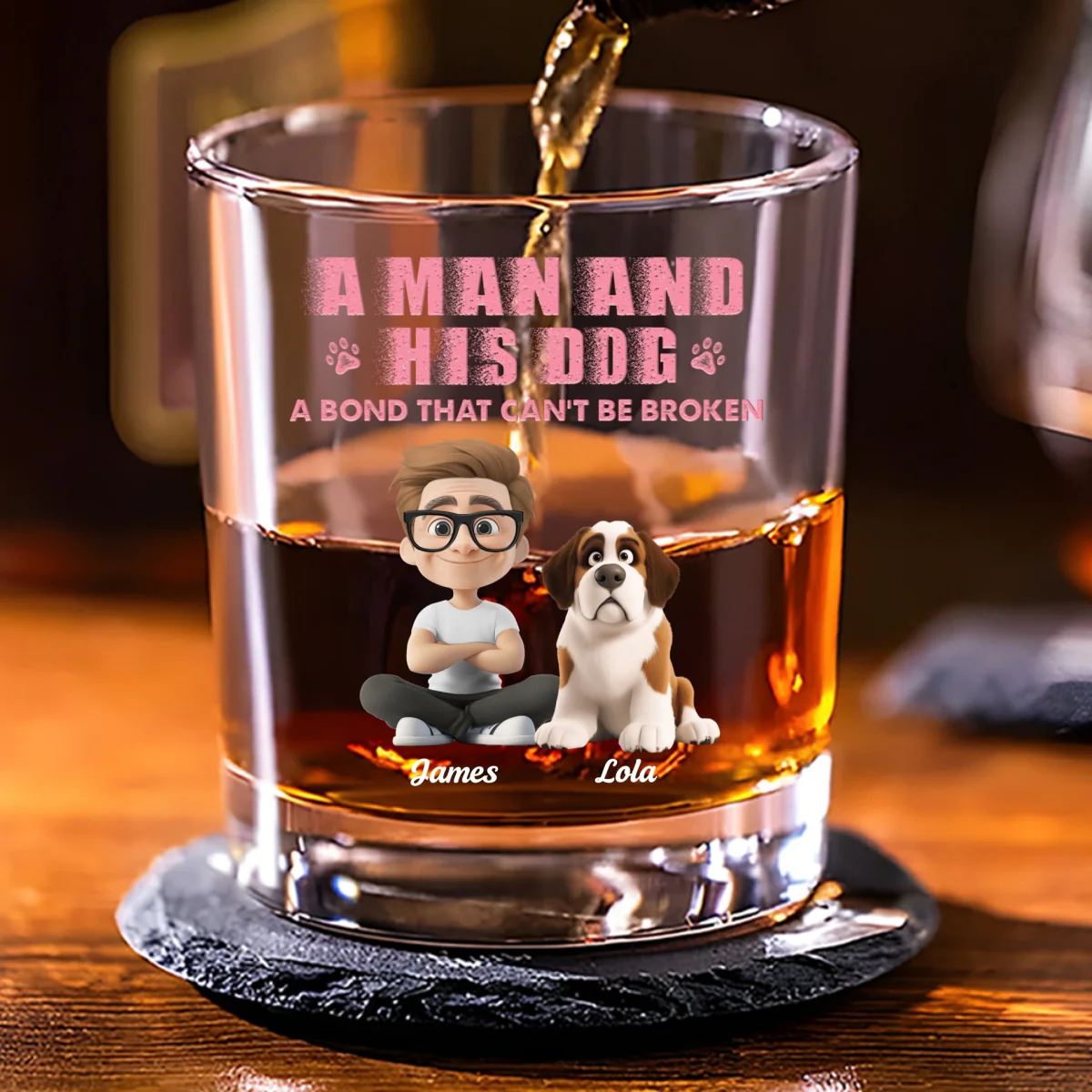 Best Parent To Me - Personalized Custom Whiskey Glass - Image 7