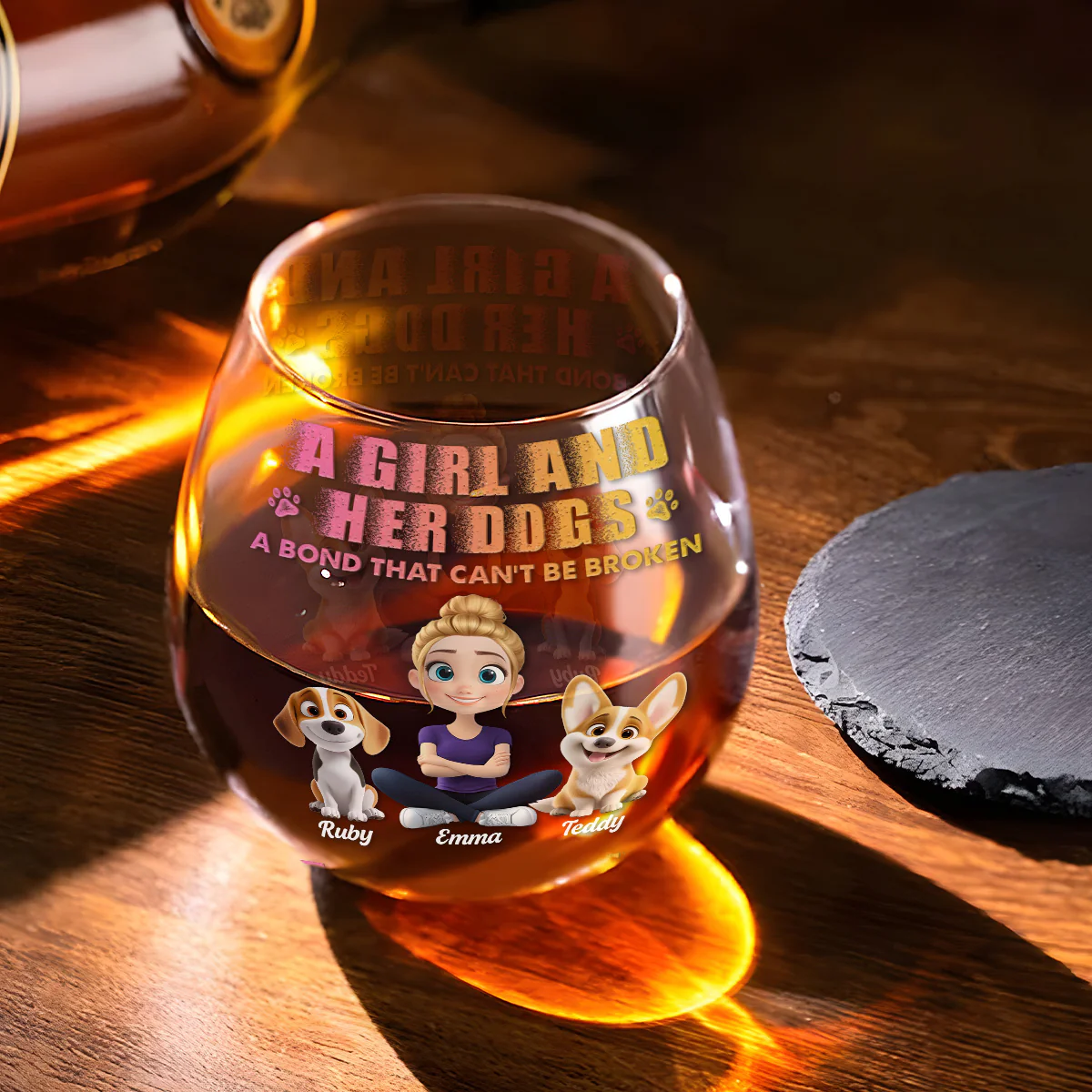 Best Parent To Me - Personalized Custom Wine Glass - Image 2