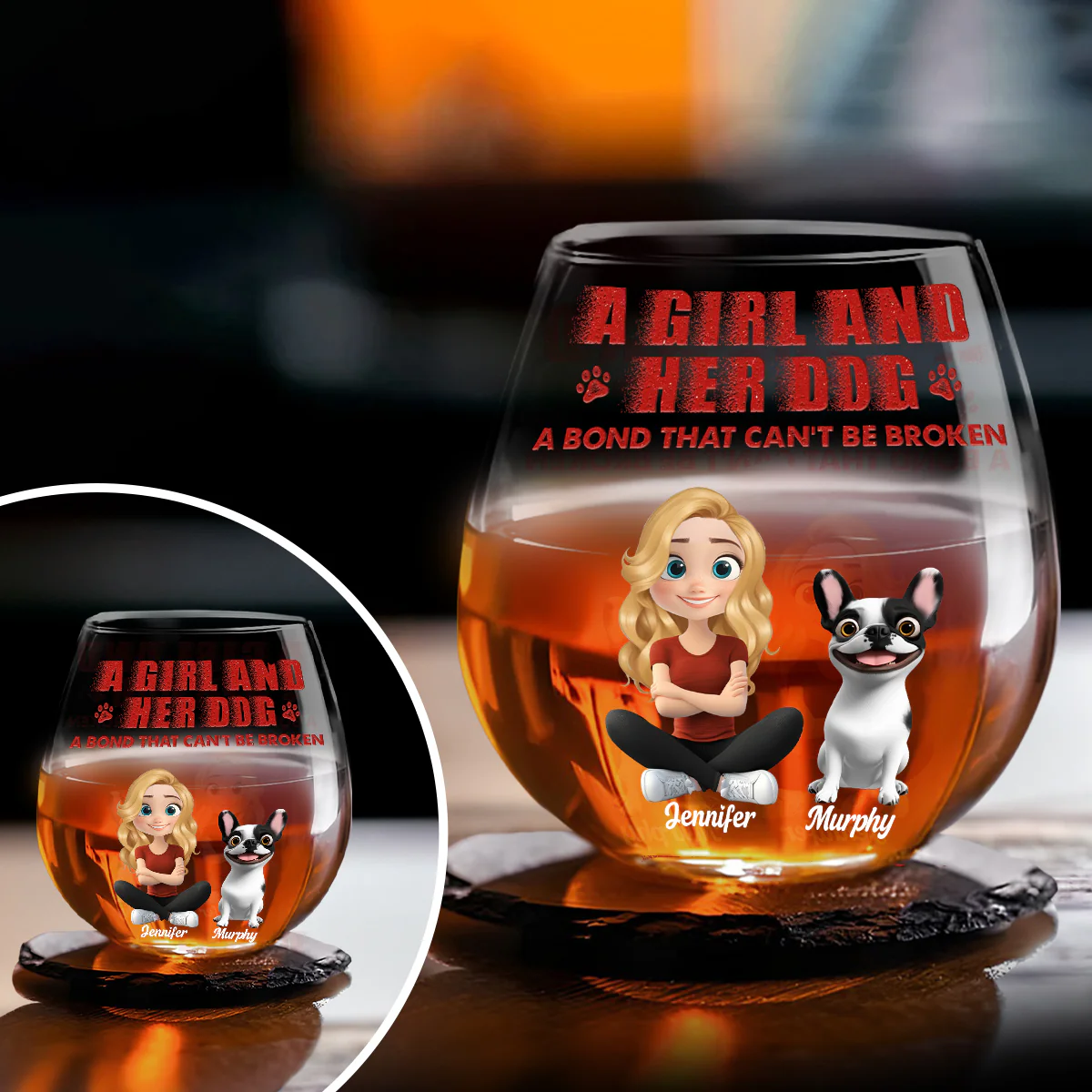 Best Parent To Me - Personalized Custom Wine Glass - Image 3