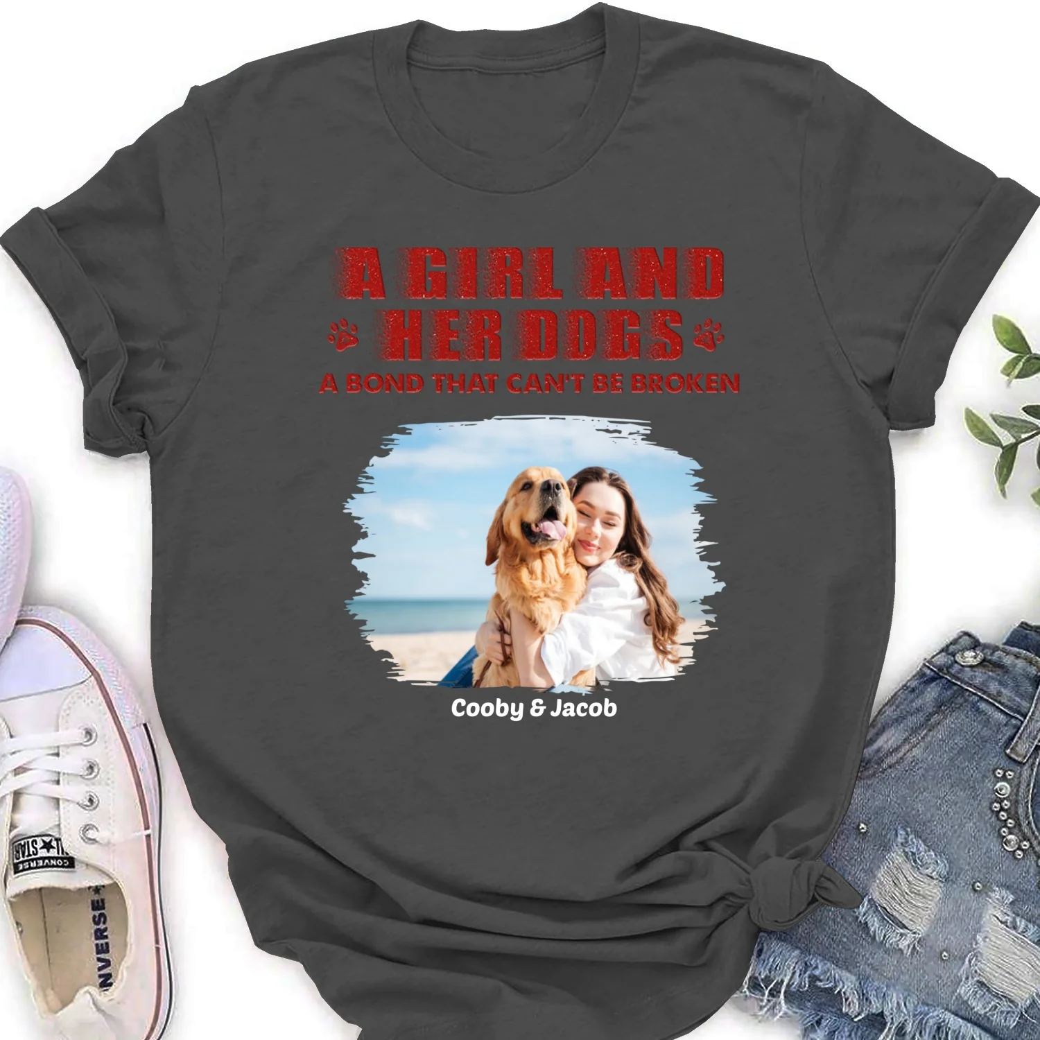 Best Parent To Me Photo - Personalized Custom Women's T-Shirt - Image 4