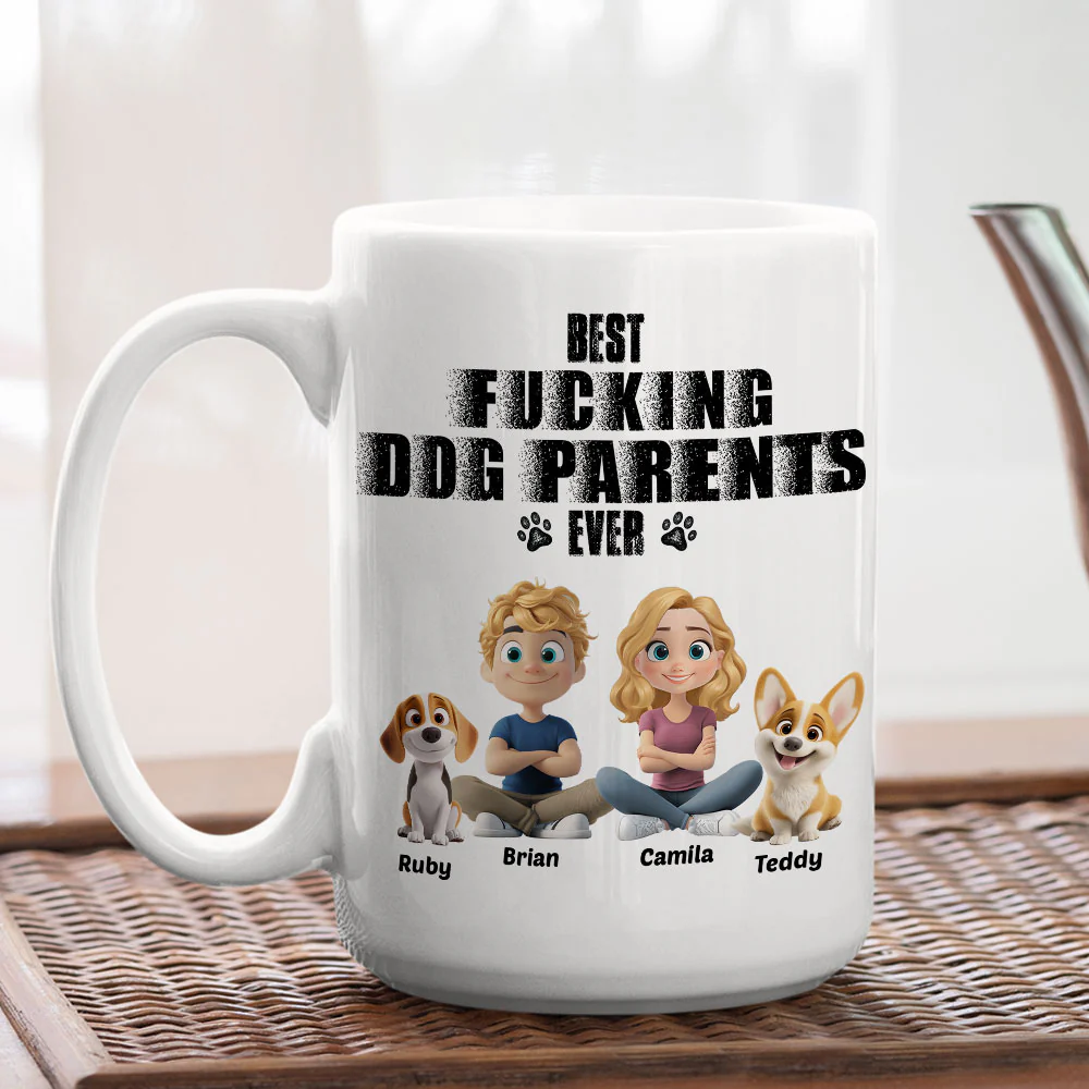 Best Parents Ever - Personalized Custom Coffee Mug - Image 3