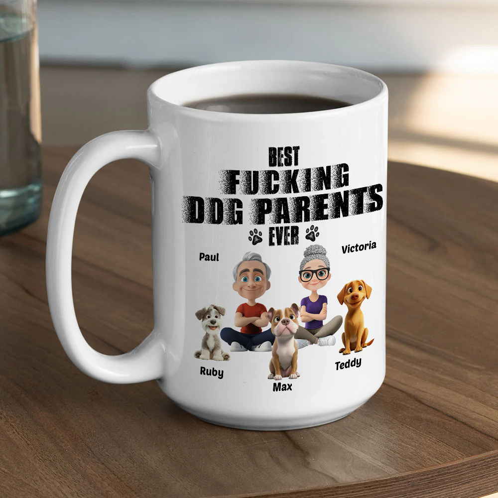 Best Parents Ever - Personalized Custom Coffee Mug - Image 4