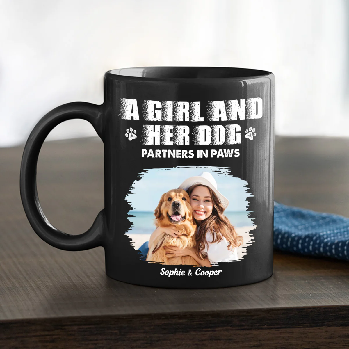 Best Partner To Me Photo - Personalized Custom Coffee Mug - Image 2