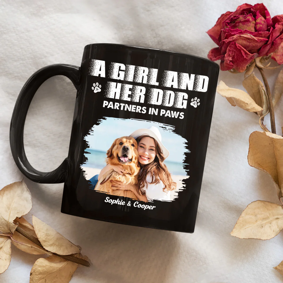 Best Partner To Me Photo - Personalized Custom Coffee Mug - Image 3