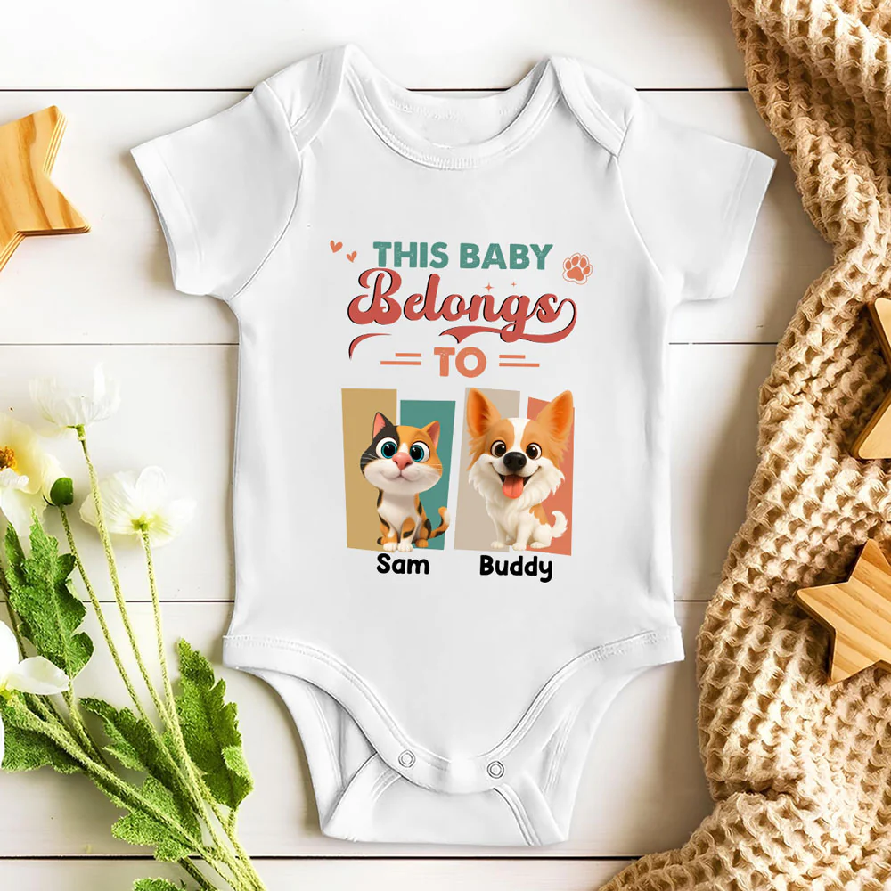 Best Pets Friend - Personalized Custom Baby Onesie - Image 3