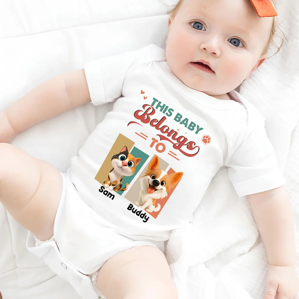 Best Pets Friend - Personalized Custom Baby Onesie - Image 4