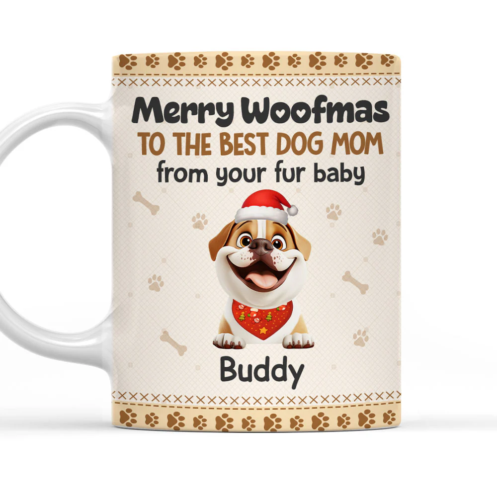 Best Wishes From Your Fur Babies - Personalized Custom Coffee Mug