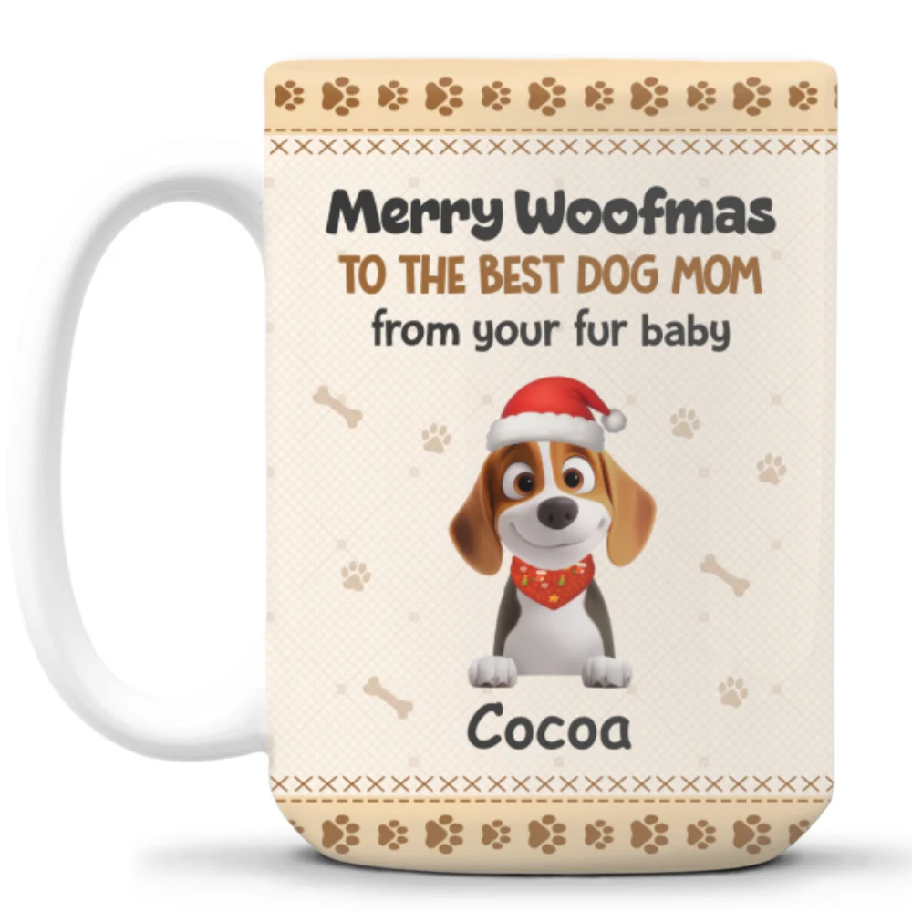 Best Wishes From Your Fur Babies - Personalized Custom Coffee Mug - Image 7