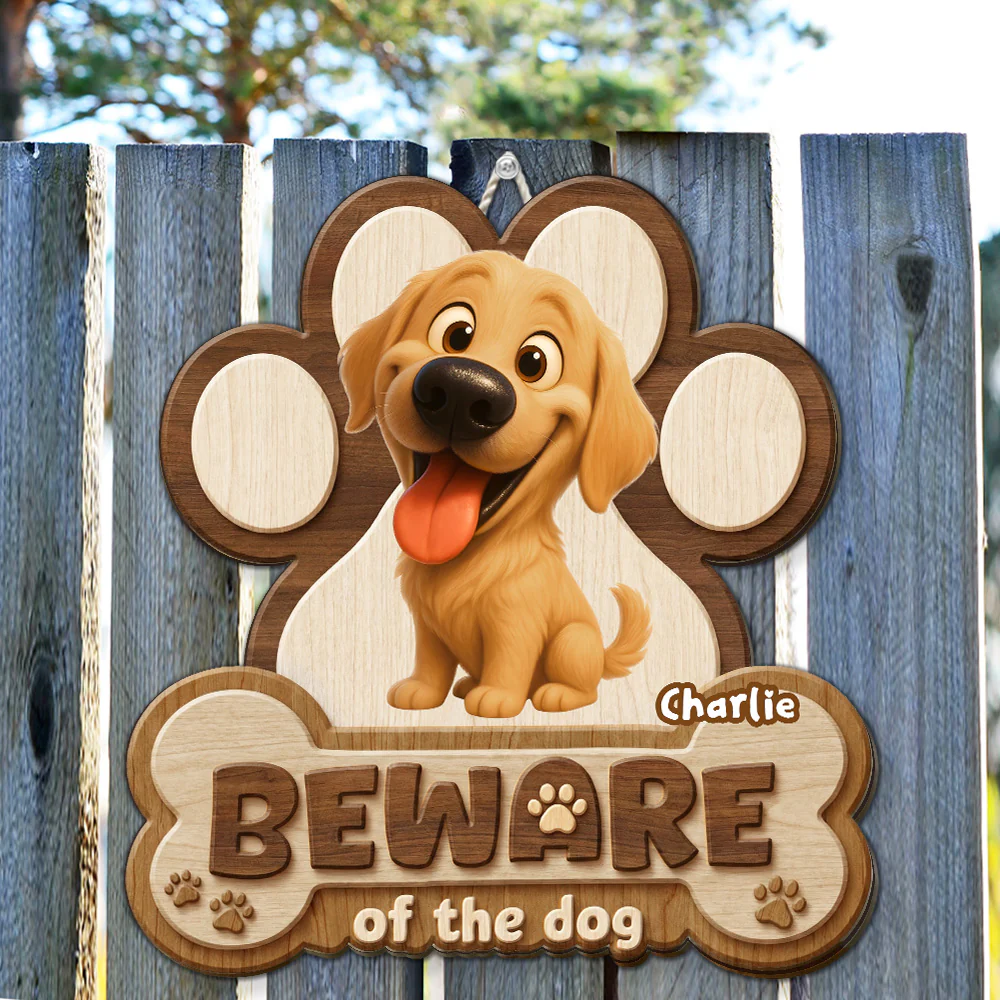 Beware Of Cats - Personalized Custom Wood Sign - Image 2