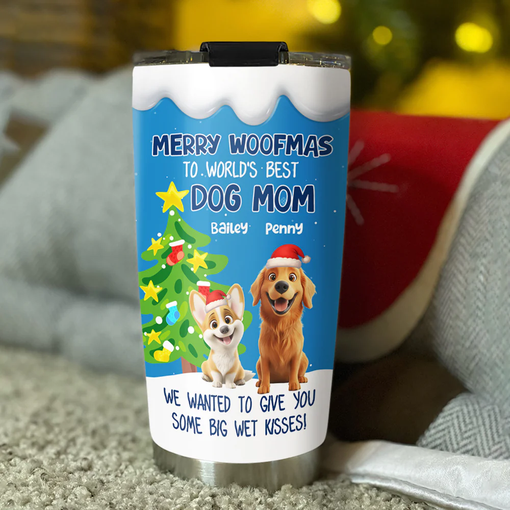 Big Wet Kisses - Personalized Custom Tumbler - Image 2