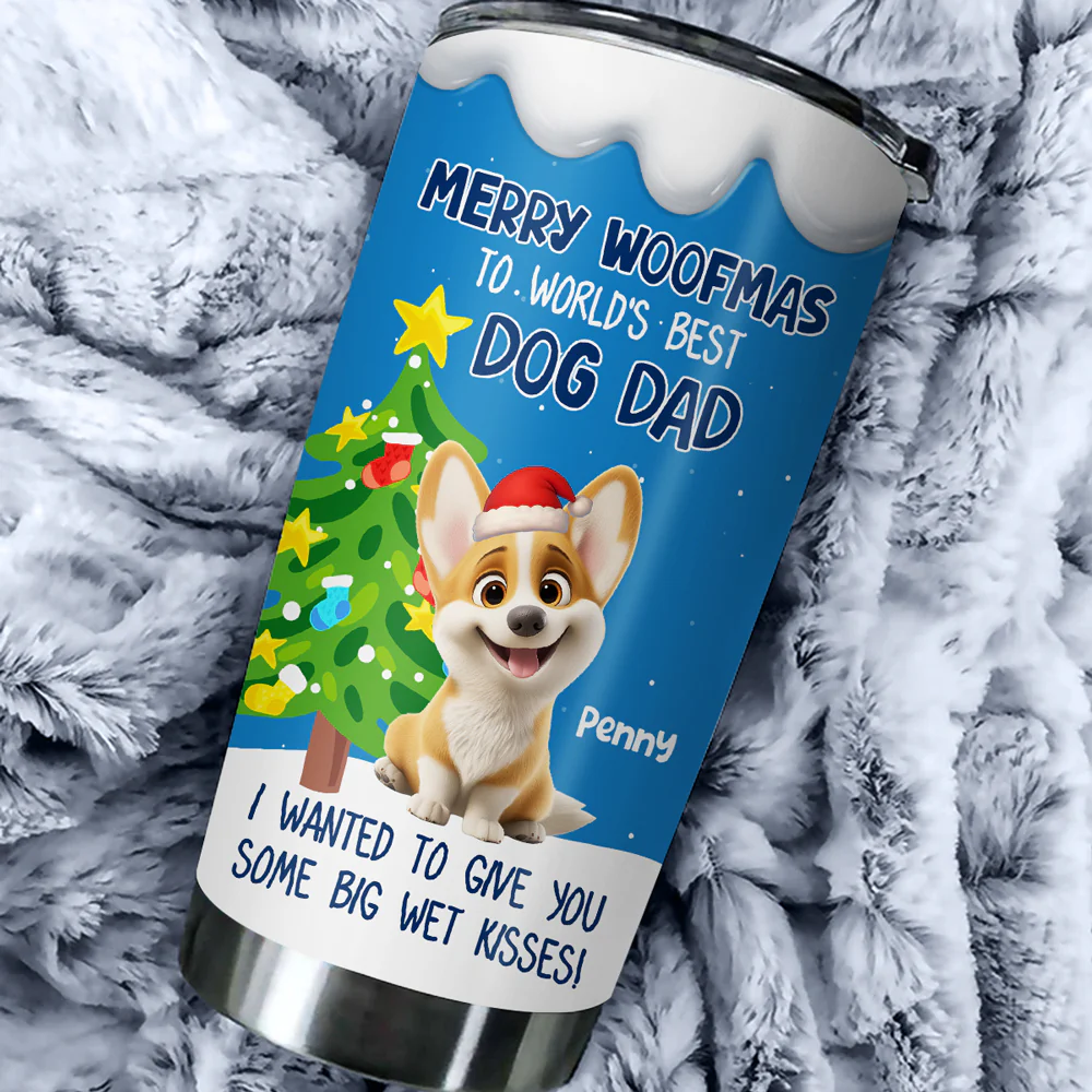 Big Wet Kisses - Personalized Custom Tumbler - Image 5