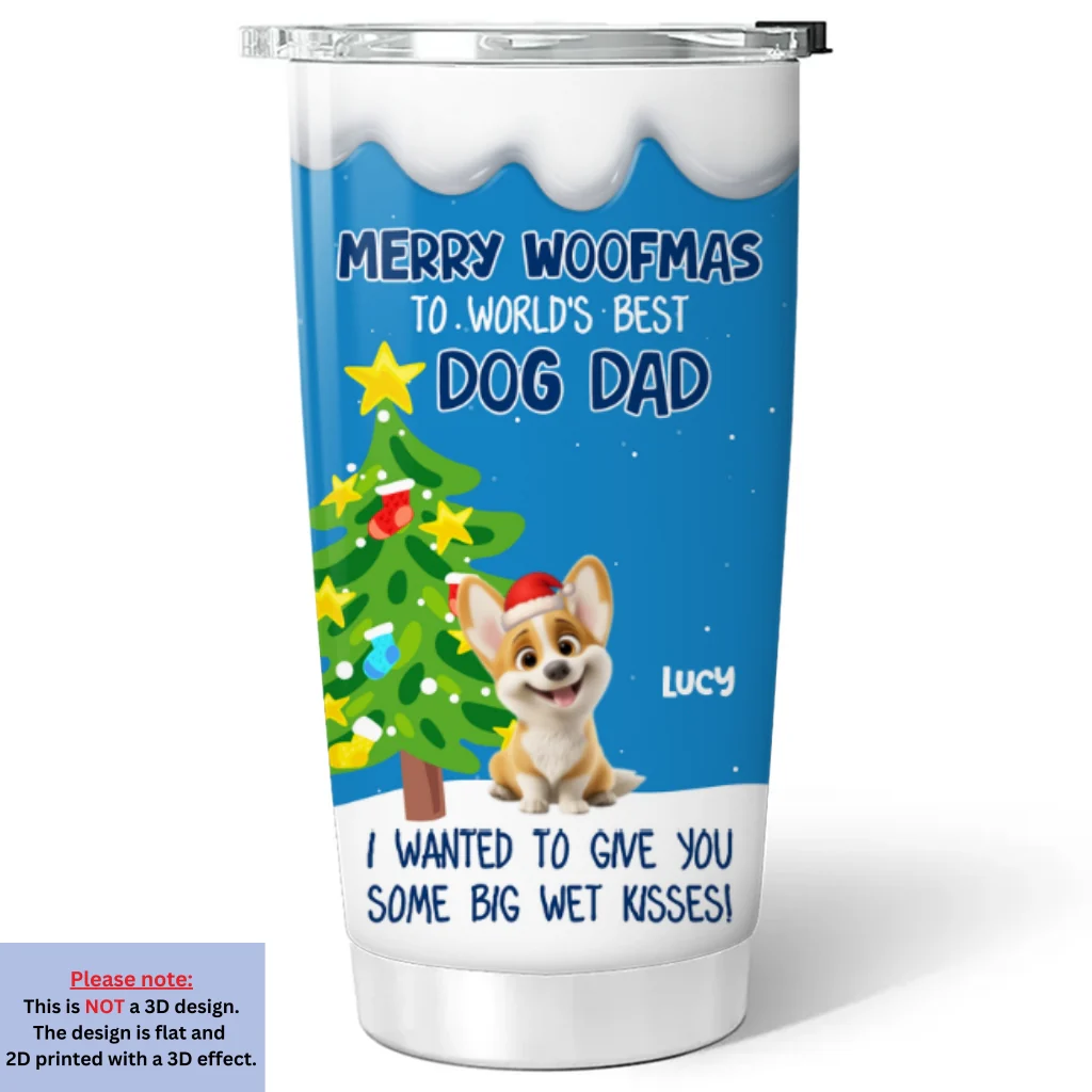 Big Wet Kisses - Personalized Custom Tumbler - Image 6