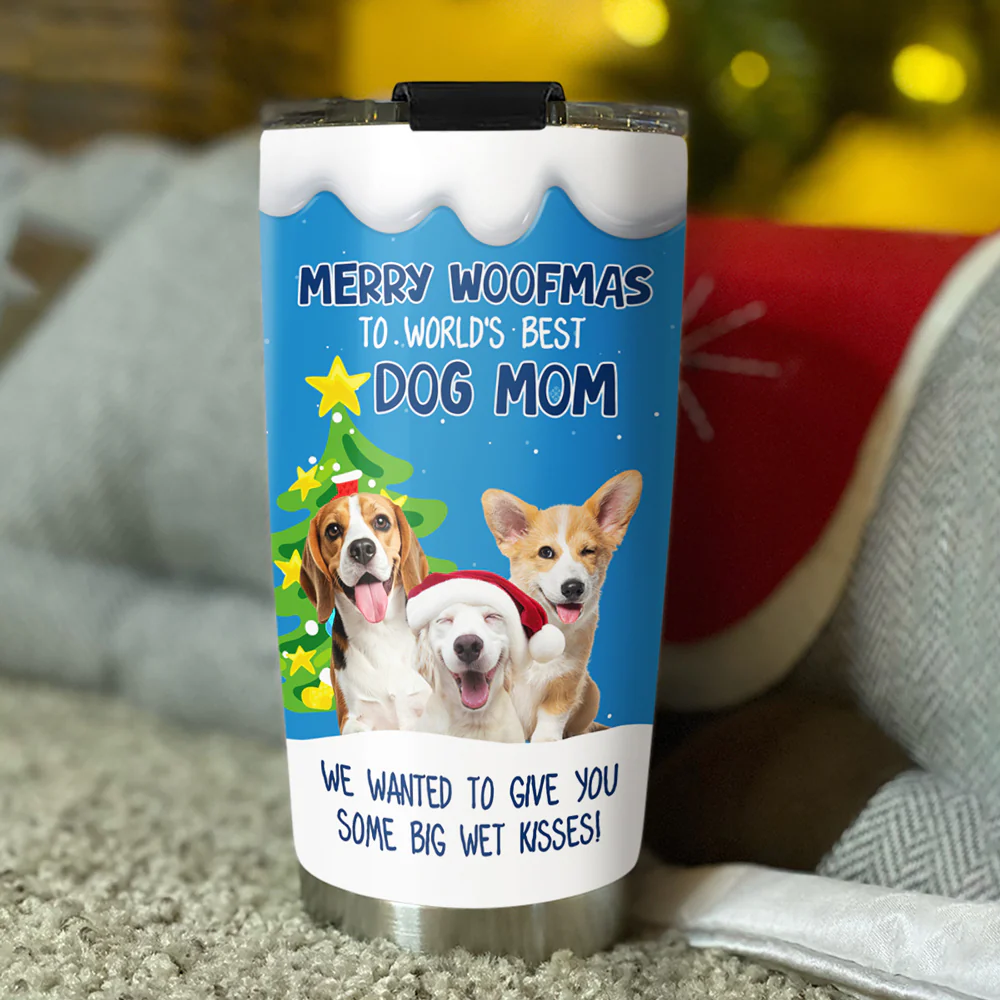 Big Wet Kisses Photo - Personalized Custom Tumbler - Image 6