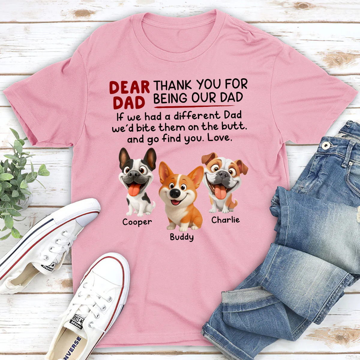 Bite Their Butt - Personalized Custom Unisex T-Shirt - Image 3