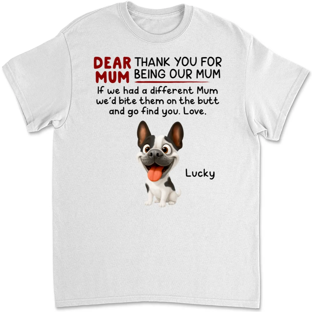Bite Their Butt - Personalized Custom Unisex T-Shirt - Image 5