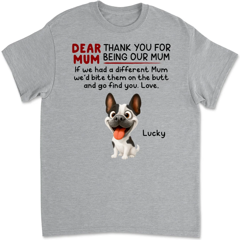 Bite Their Butt - Personalized Custom Unisex T-Shirt - Image 6