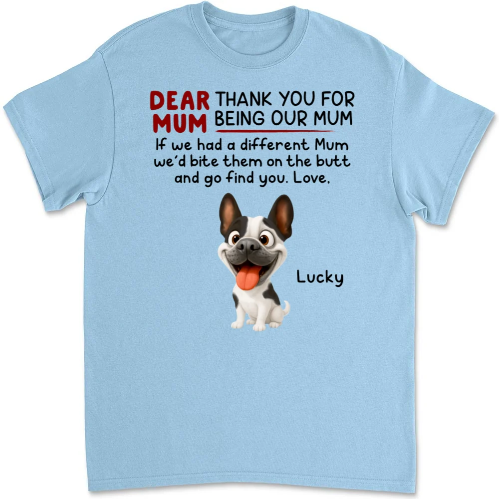 Bite Their Butt - Personalized Custom Unisex T-Shirt - Image 7