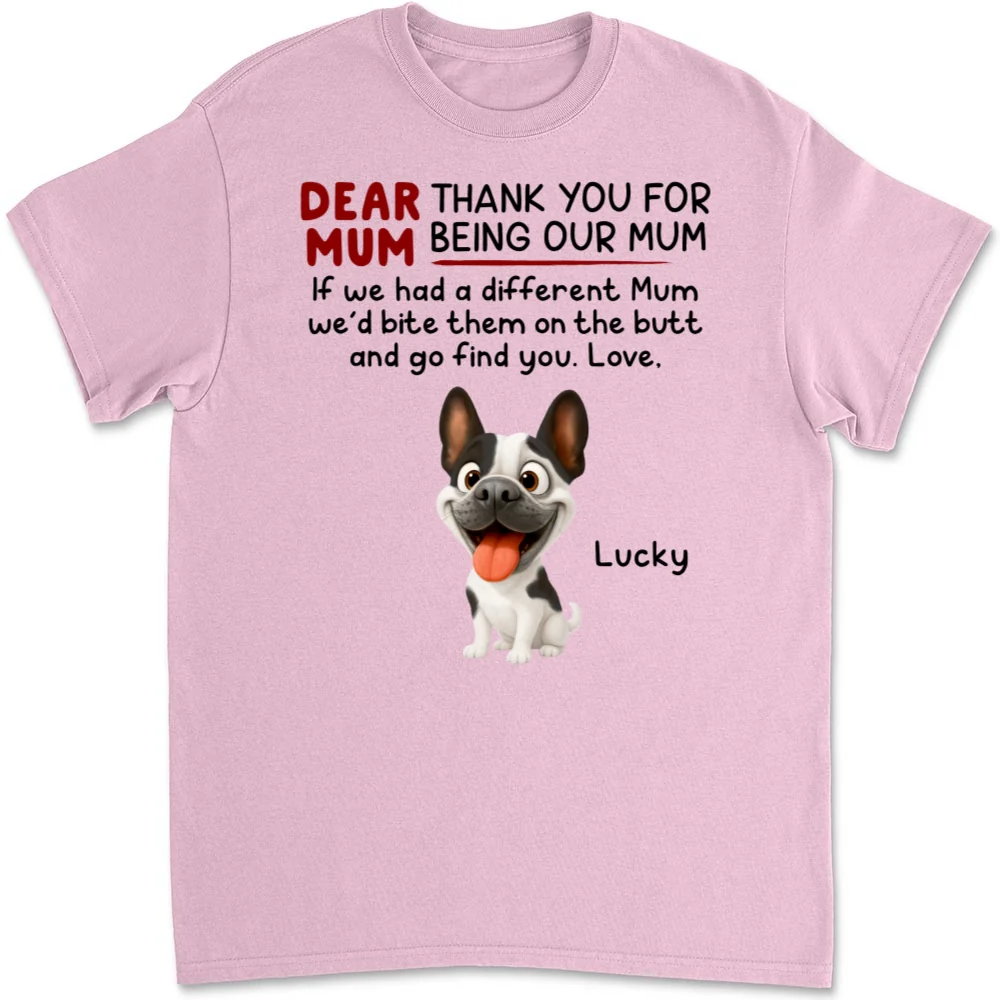 Bite Their Butt - Personalized Custom Unisex T-Shirt - Image 8